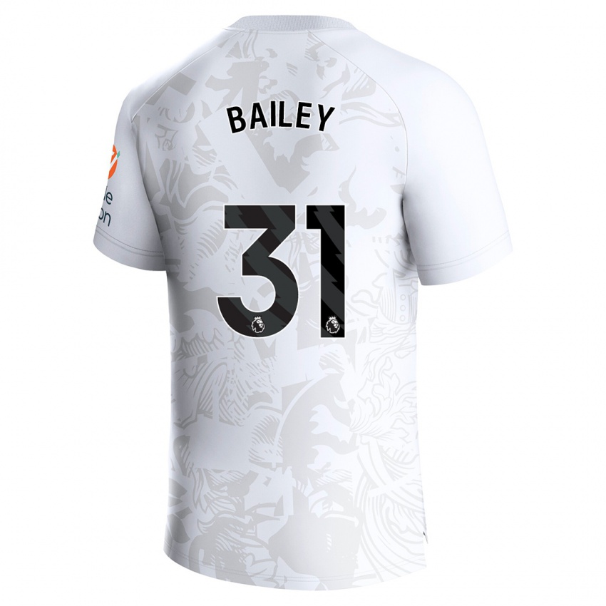 Kinder Leon Bailey #31 Weiß Auswärtstrikot Trikot 2023/24 T-Shirt Österreich