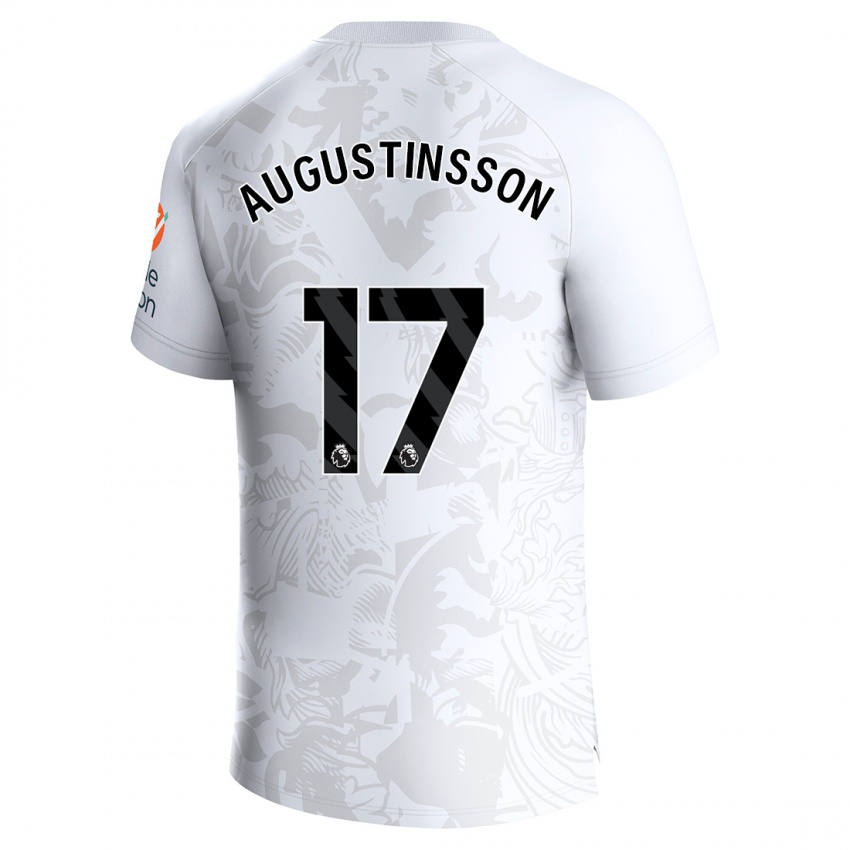 Kinder Ludwig Augustinsson #17 Weiß Auswärtstrikot Trikot 2023/24 T-Shirt Österreich