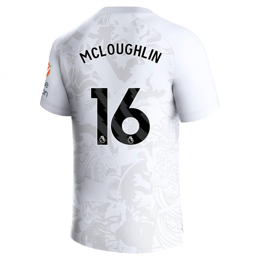 Kinder Olivia Mcloughlin #16 Weiß Auswärtstrikot Trikot 2023/24 T-Shirt Österreich
