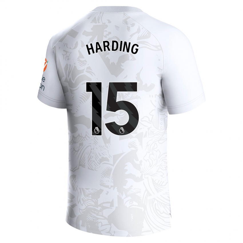 Kinder Natasha Harding #15 Weiß Auswärtstrikot Trikot 2023/24 T-Shirt Österreich