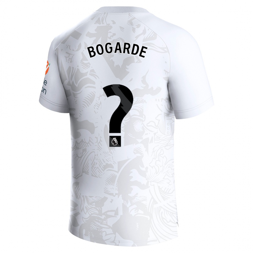 Kinder Lamare Bogarde #0 Weiß Auswärtstrikot Trikot 2023/24 T-Shirt Österreich