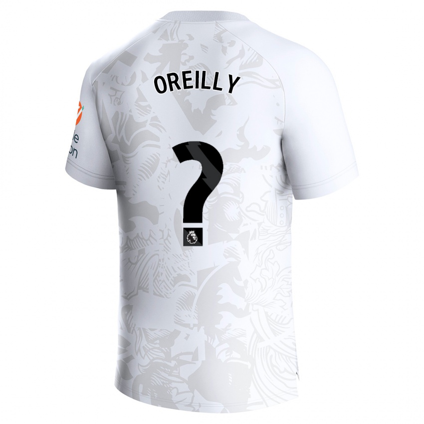 Kinder Aaron Oreilly #0 Weiß Auswärtstrikot Trikot 2023/24 T-Shirt Österreich