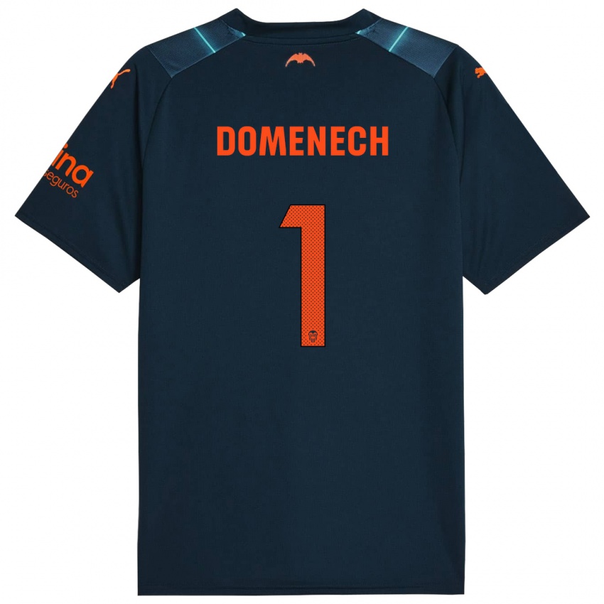 Kinder Jaume Domenech #1 Marineblau Auswärtstrikot Trikot 2023/24 T-Shirt Österreich