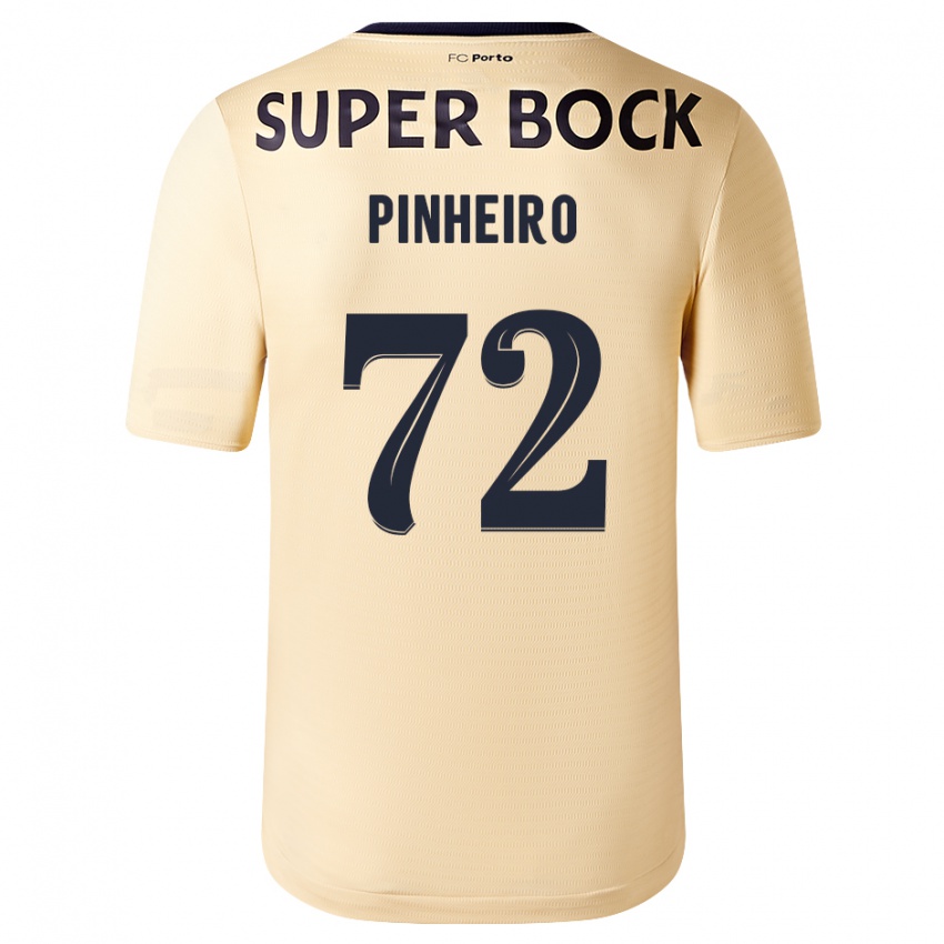 Kinder Rodrigo Pinheiro #72 Beige-Gold Auswärtstrikot Trikot 2023/24 T-Shirt Österreich