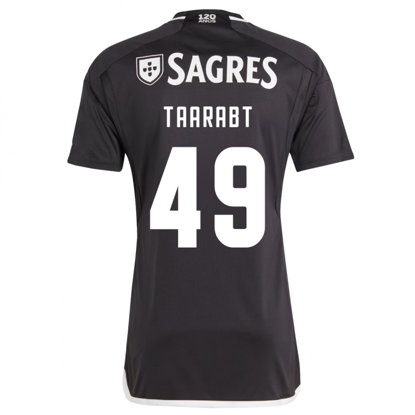 Kinder Adel Taarabt #49 Schwarz Auswärtstrikot Trikot 2023/24 T-Shirt Österreich