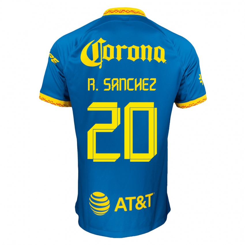 Kinder Richard Sanchez #20 Blau Auswärtstrikot Trikot 2023/24 T-Shirt Österreich