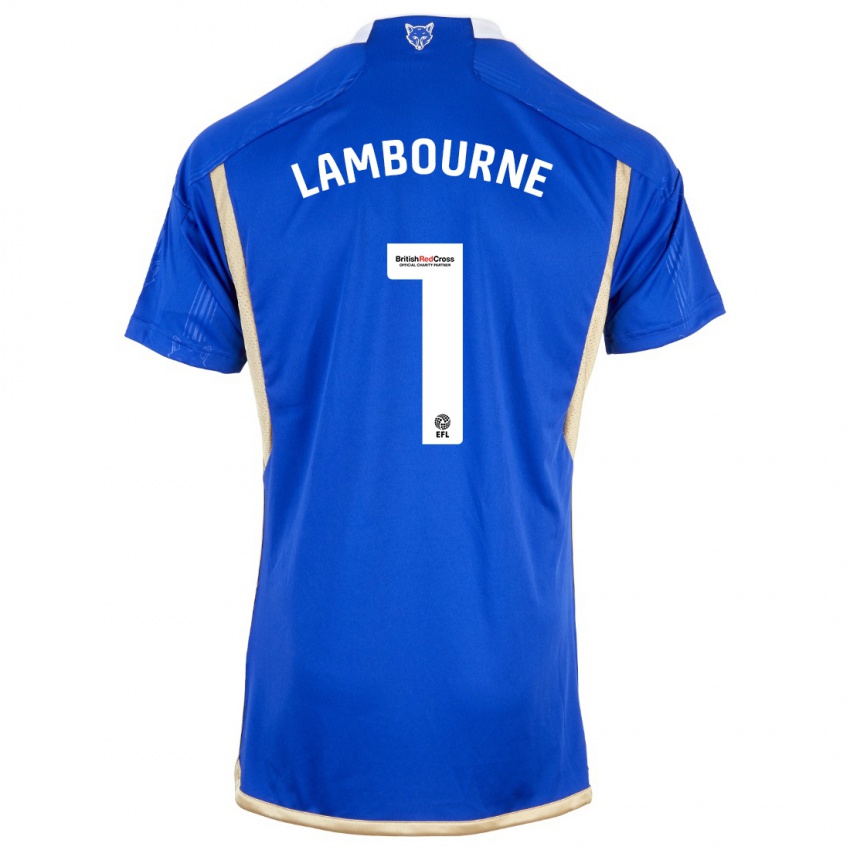 Herren Demi Lambourne #1 Königsblau Heimtrikot Trikot 2023/24 T-Shirt Österreich