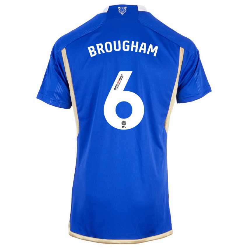 Herren Georgia Brougham #6 Königsblau Heimtrikot Trikot 2023/24 T-Shirt Österreich