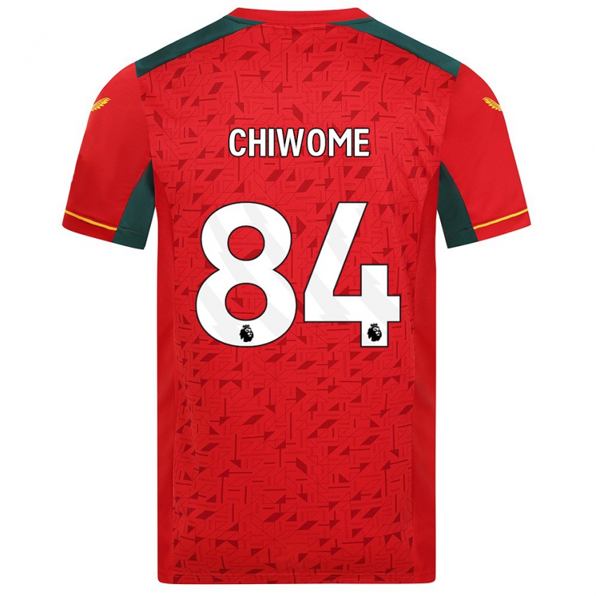 Herren Leon Chiwome #84 Rot Auswärtstrikot Trikot 2023/24 T-Shirt Österreich