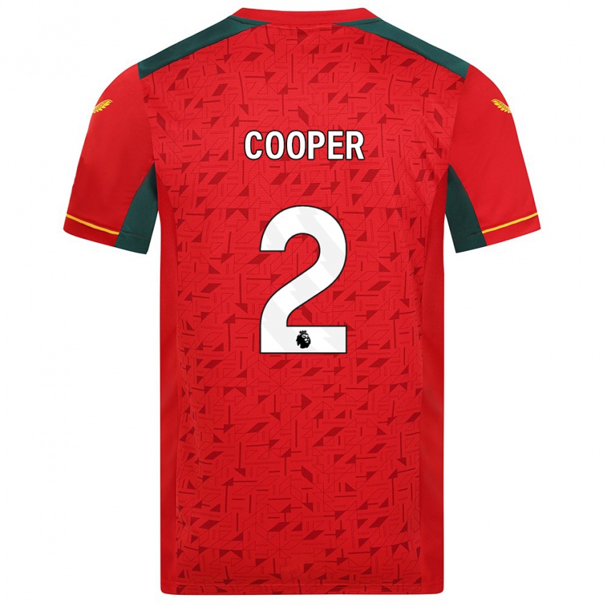 Herren Laura Cooper #2 Rot Auswärtstrikot Trikot 2023/24 T-Shirt Österreich
