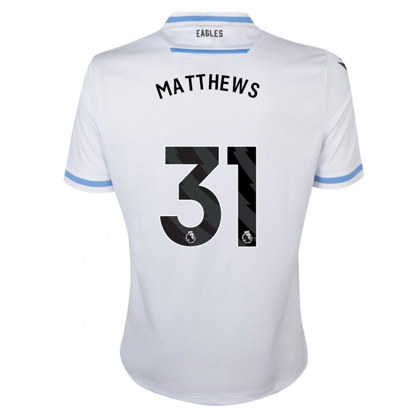 Herren Remi Matthews #31 Weiß Auswärtstrikot Trikot 2023/24 T-Shirt Österreich