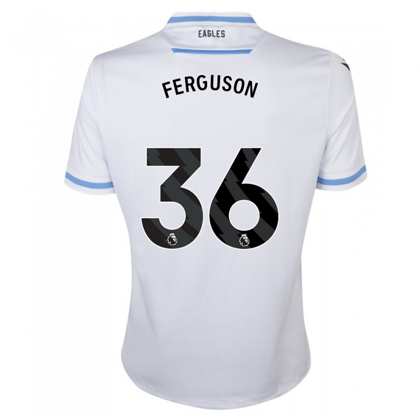 Herren Nathan Ferguson #36 Weiß Auswärtstrikot Trikot 2023/24 T-Shirt Österreich