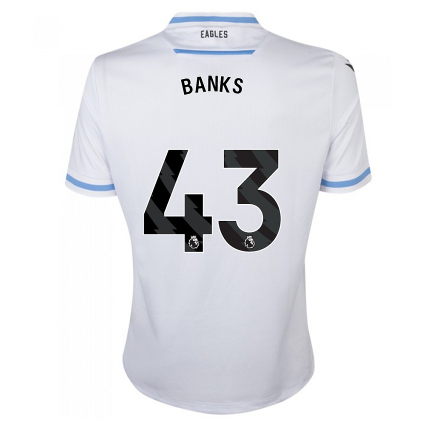 Herren Scott Banks #43 Weiß Auswärtstrikot Trikot 2023/24 T-Shirt Österreich