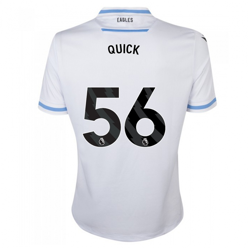 Herren Daniel Quick #56 Weiß Auswärtstrikot Trikot 2023/24 T-Shirt Österreich