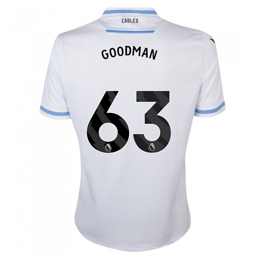 Herren Owen Goodman #63 Weiß Auswärtstrikot Trikot 2023/24 T-Shirt Österreich