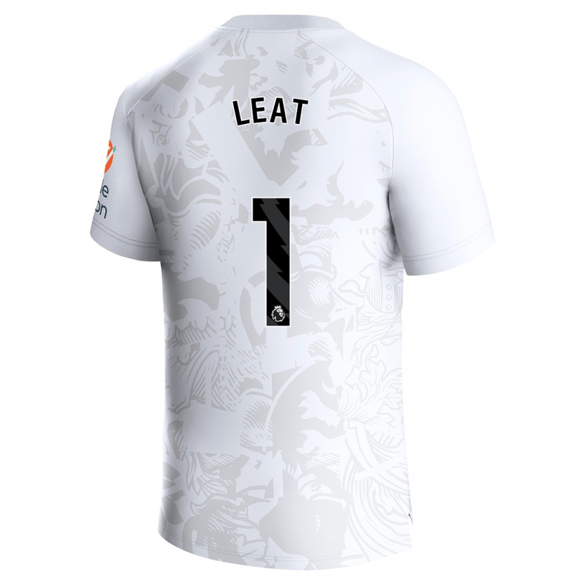 Herren Anna Leat #1 Weiß Auswärtstrikot Trikot 2023/24 T-Shirt Österreich