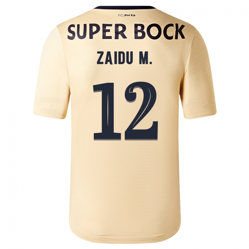 Herren Zaidu #12 Beige-Gold Auswärtstrikot Trikot 2023/24 T-Shirt Österreich