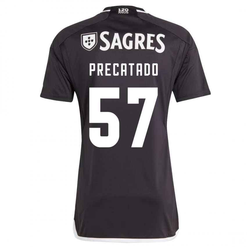 Herren Precatado #57 Schwarz Auswärtstrikot Trikot 2023/24 T-Shirt Österreich