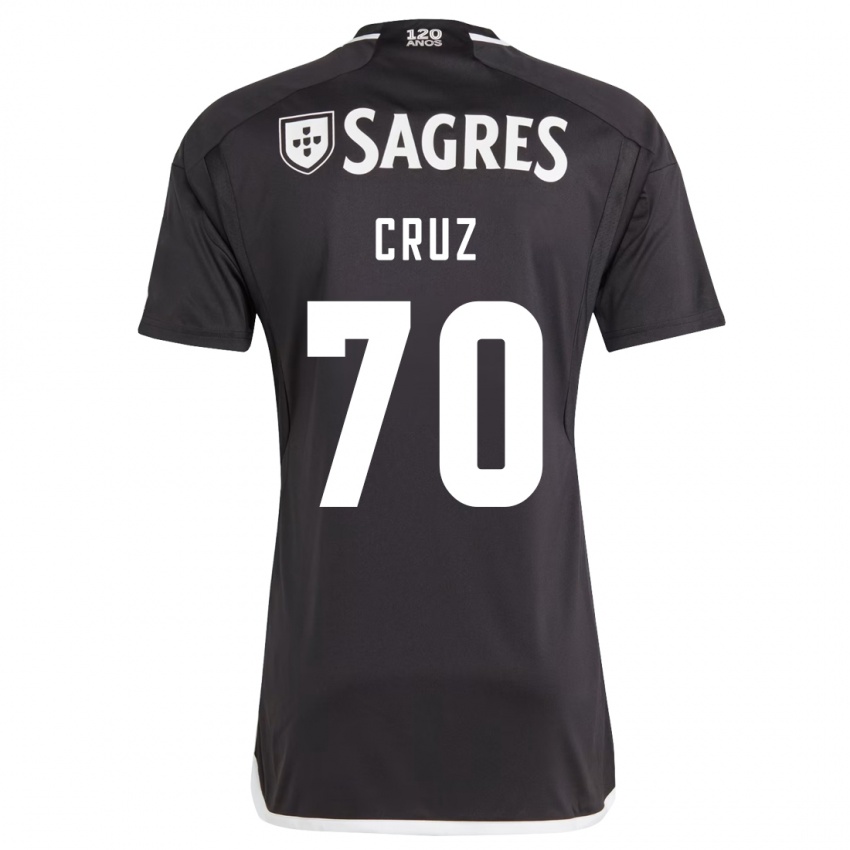 Herren Filipe Cruz #70 Schwarz Auswärtstrikot Trikot 2023/24 T-Shirt Österreich