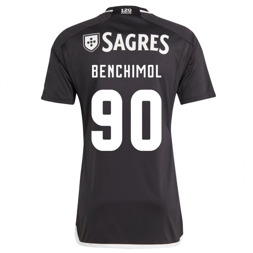 Herren Benchimol #90 Schwarz Auswärtstrikot Trikot 2023/24 T-Shirt Österreich