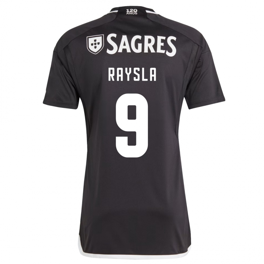 Herren Nycole Raysla #9 Schwarz Auswärtstrikot Trikot 2023/24 T-Shirt Österreich