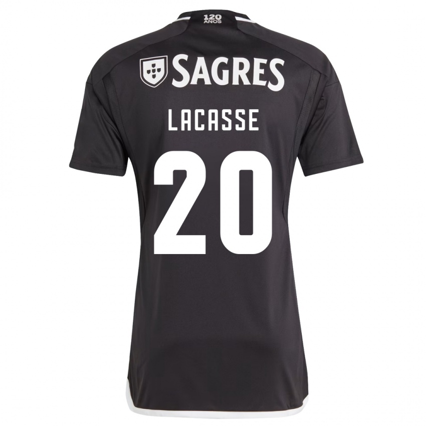 Herren Cloe Lacasse #20 Schwarz Auswärtstrikot Trikot 2023/24 T-Shirt Österreich