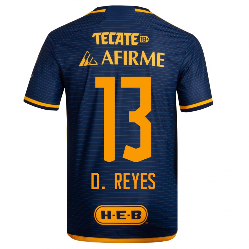 Herren Diego Reyes #13 Dunkelblau Auswärtstrikot Trikot 2023/24 T-Shirt Österreich