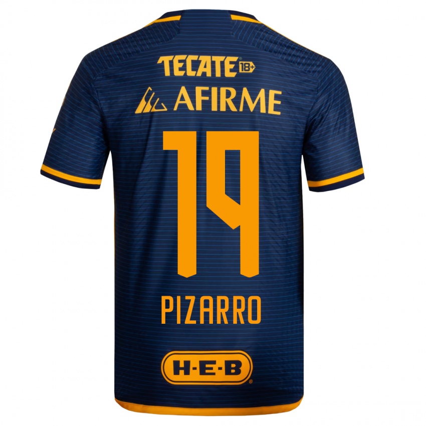 Herren Guido Pizarro #19 Dunkelblau Auswärtstrikot Trikot 2023/24 T-Shirt Österreich