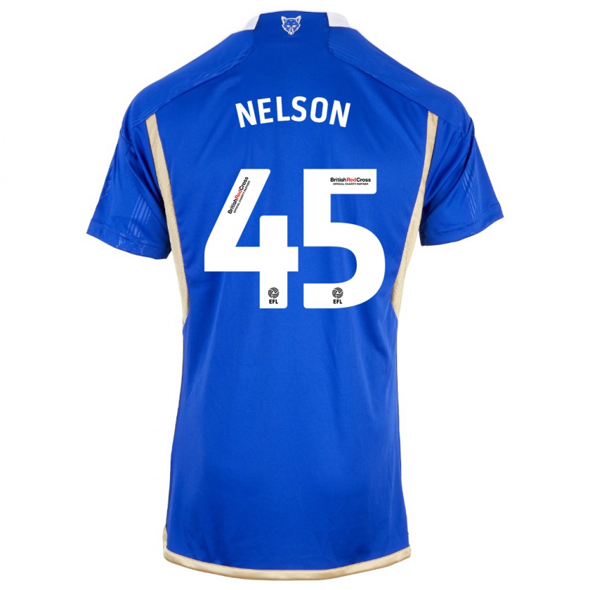 Damen Ben Nelson #45 Königsblau Heimtrikot Trikot 2023/24 T-Shirt Österreich