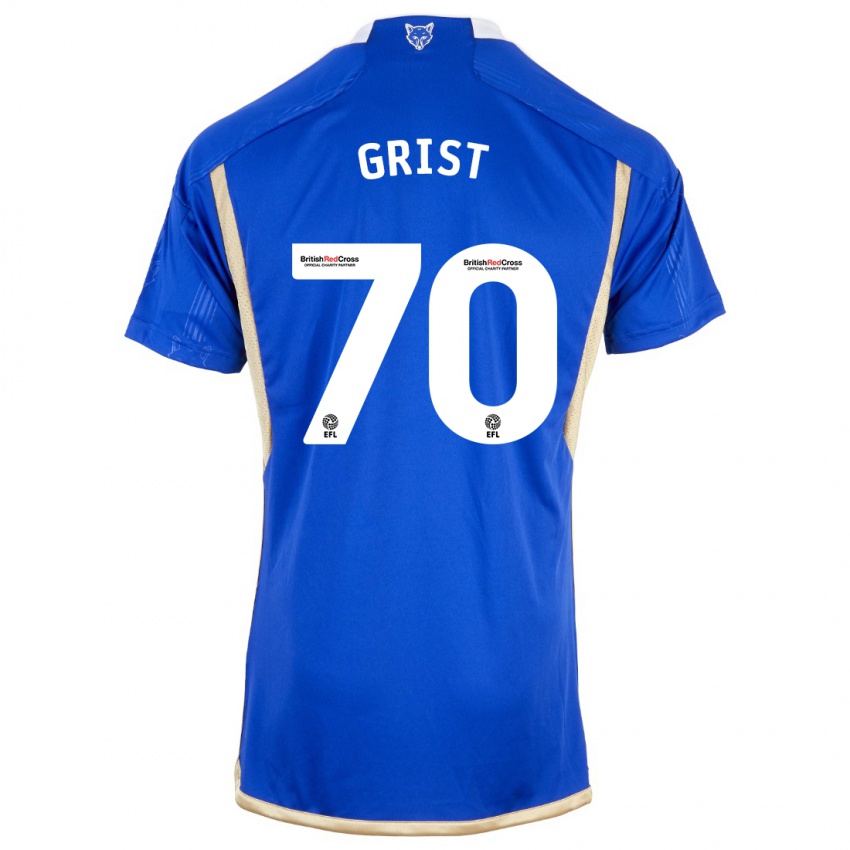 Damen Ben Grist #70 Königsblau Heimtrikot Trikot 2023/24 T-Shirt Österreich