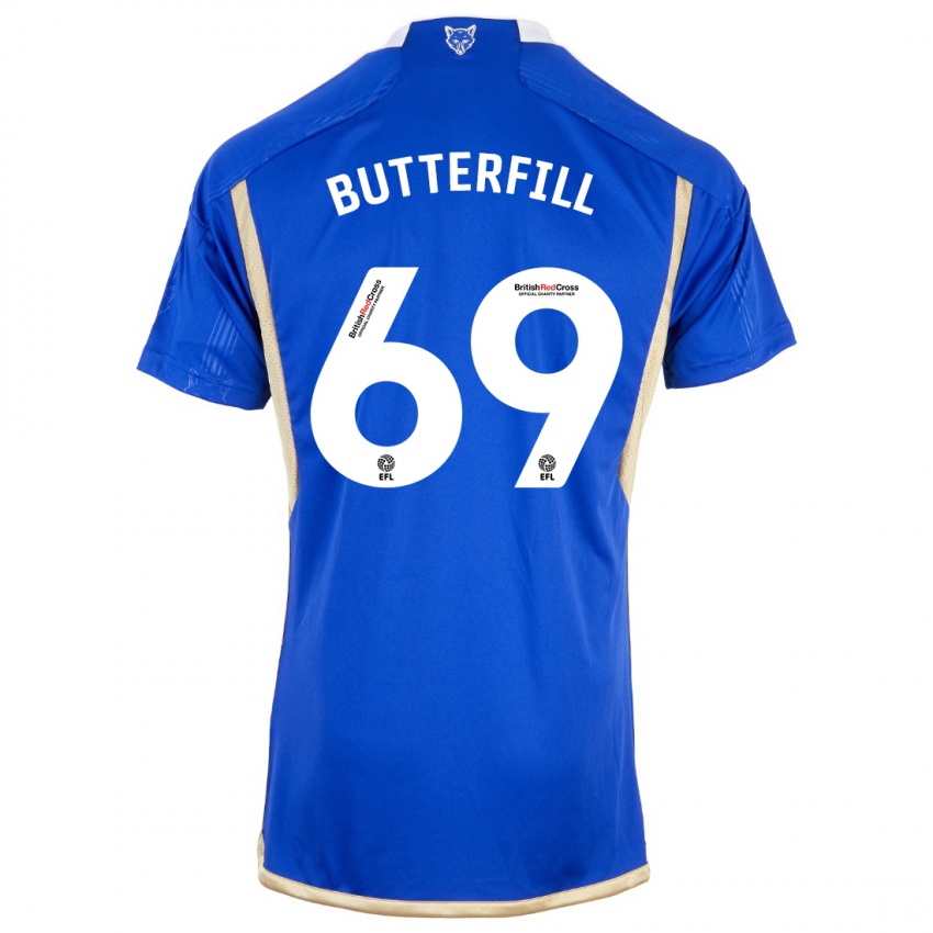 Damen Jack Butterfill #69 Königsblau Heimtrikot Trikot 2023/24 T-Shirt Österreich