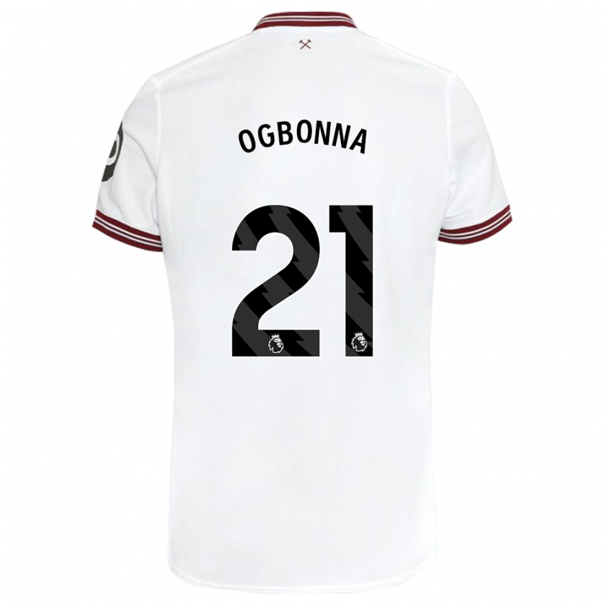 Damen Angelo Ogbonna #21 Weiß Auswärtstrikot Trikot 2023/24 T-Shirt Österreich