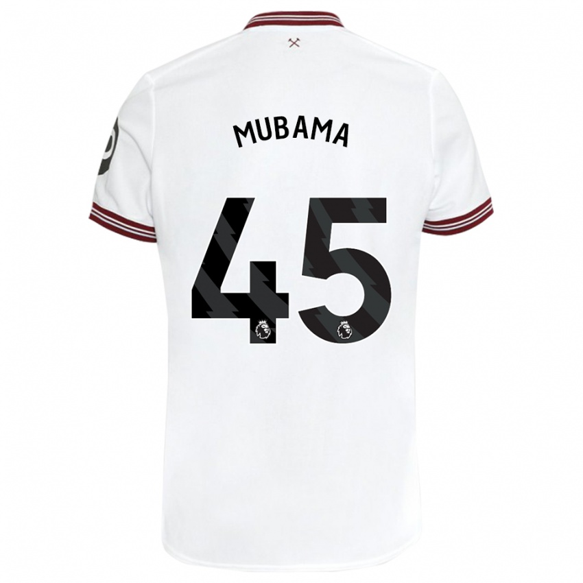Damen Divin Mubama #45 Weiß Auswärtstrikot Trikot 2023/24 T-Shirt Österreich