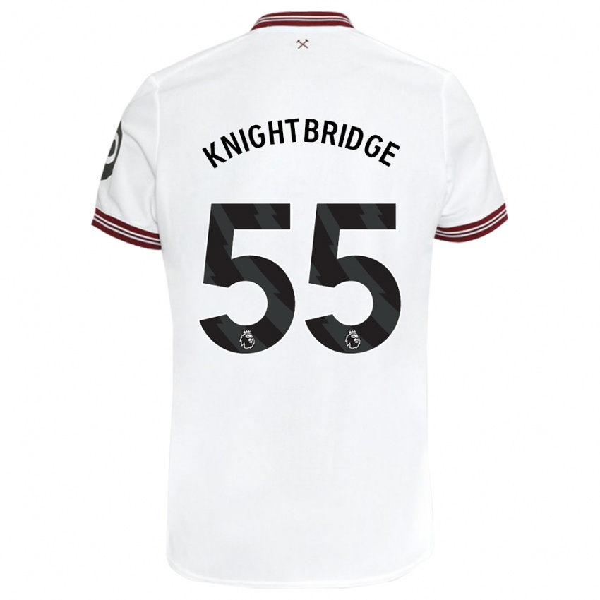 Damen Jacob Knightbridge #55 Weiß Auswärtstrikot Trikot 2023/24 T-Shirt Österreich