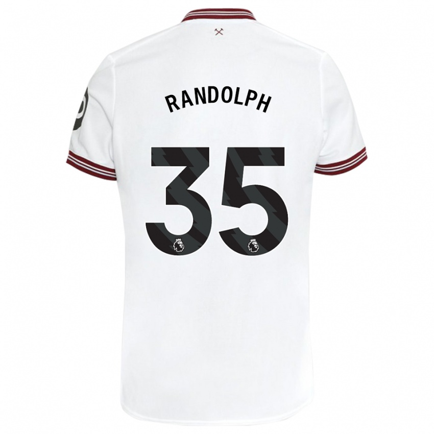 Damen Darren Randolph #35 Weiß Auswärtstrikot Trikot 2023/24 T-Shirt Österreich