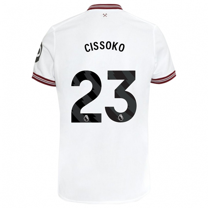 Damen Hawa Cissoko #23 Weiß Auswärtstrikot Trikot 2023/24 T-Shirt Österreich