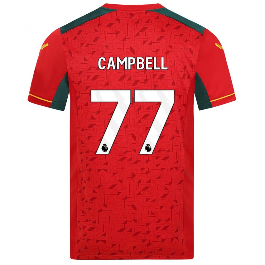 Damen Chem Campbell #77 Rot Auswärtstrikot Trikot 2023/24 T-Shirt Österreich