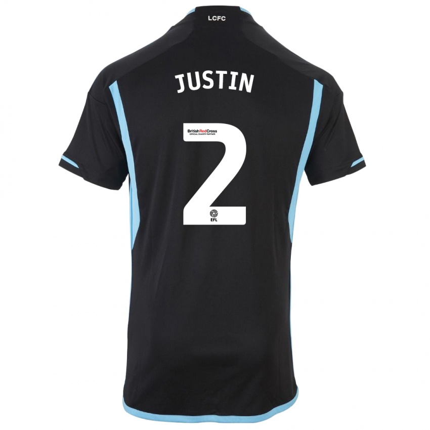 Damen James Justin #2 Schwarz Auswärtstrikot Trikot 2023/24 T-Shirt Österreich