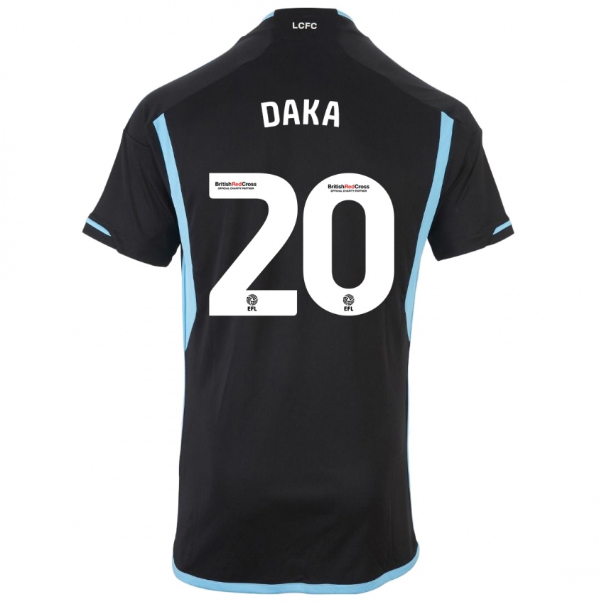 Damen Patson Daka #20 Schwarz Auswärtstrikot Trikot 2023/24 T-Shirt Österreich