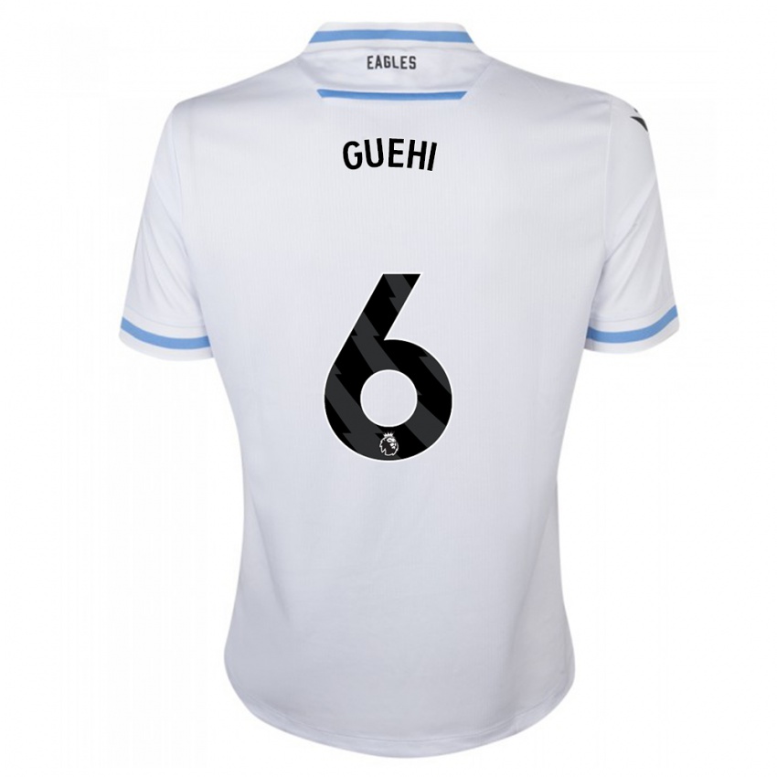 Damen Marc Guehi #6 Weiß Auswärtstrikot Trikot 2023/24 T-Shirt Österreich
