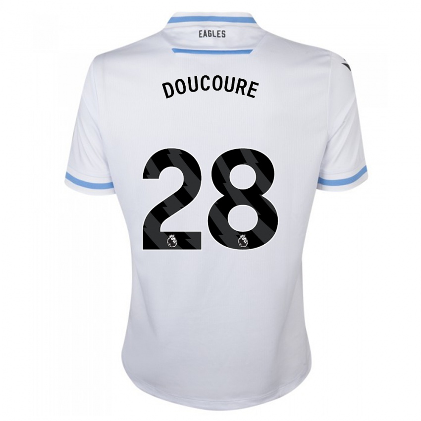 Damen Cheick Doucouré #28 Weiß Auswärtstrikot Trikot 2023/24 T-Shirt Österreich