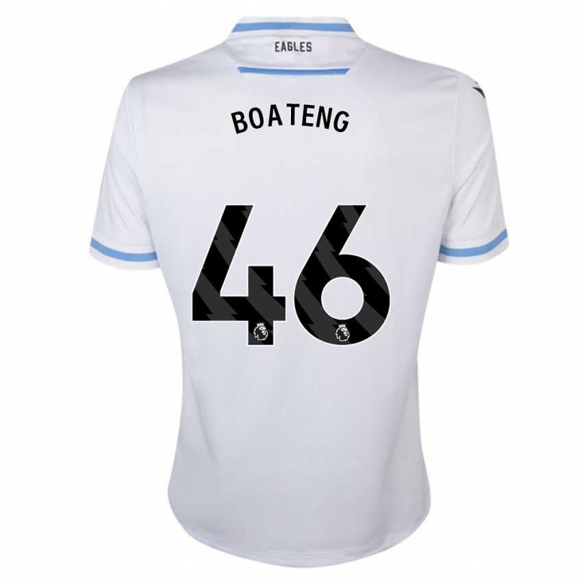 Damen Malachi Boateng #46 Weiß Auswärtstrikot Trikot 2023/24 T-Shirt Österreich