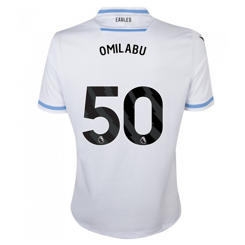 Damen David Omilabu #50 Weiß Auswärtstrikot Trikot 2023/24 T-Shirt Österreich