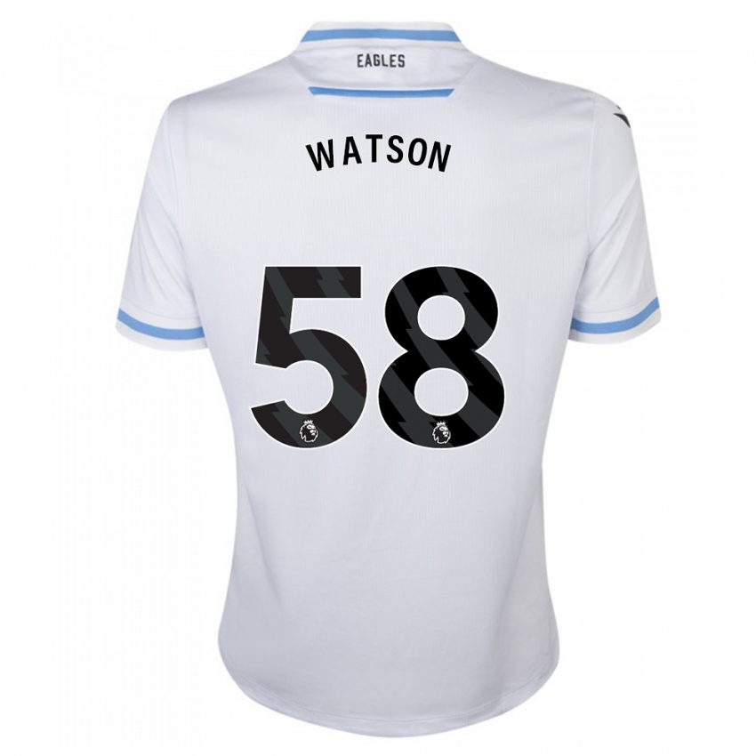 Damen Noah Watson #58 Weiß Auswärtstrikot Trikot 2023/24 T-Shirt Österreich