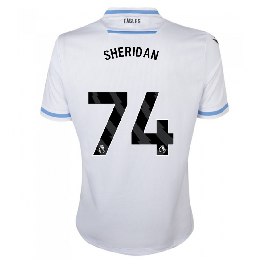 Damen Joe Sheridan #74 Weiß Auswärtstrikot Trikot 2023/24 T-Shirt Österreich