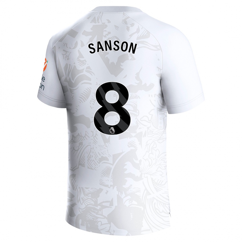 Damen Morgan Sanson #8 Weiß Auswärtstrikot Trikot 2023/24 T-Shirt Österreich