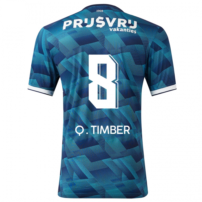 Damen Quinten Timber #8 Blau Auswärtstrikot Trikot 2023/24 T-Shirt Österreich