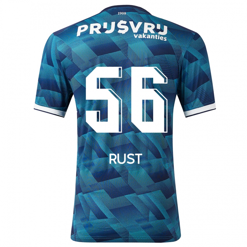 Damen Fabiano Rust #56 Blau Auswärtstrikot Trikot 2023/24 T-Shirt Österreich