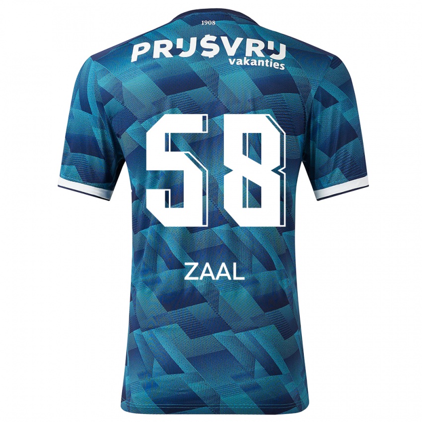 Damen Timo Zaal #58 Blau Auswärtstrikot Trikot 2023/24 T-Shirt Österreich