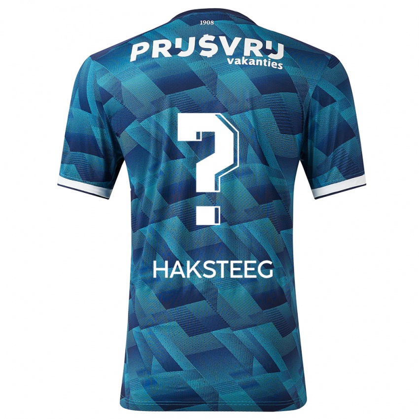 Damen Tim Haksteeg #0 Blau Auswärtstrikot Trikot 2023/24 T-Shirt Österreich